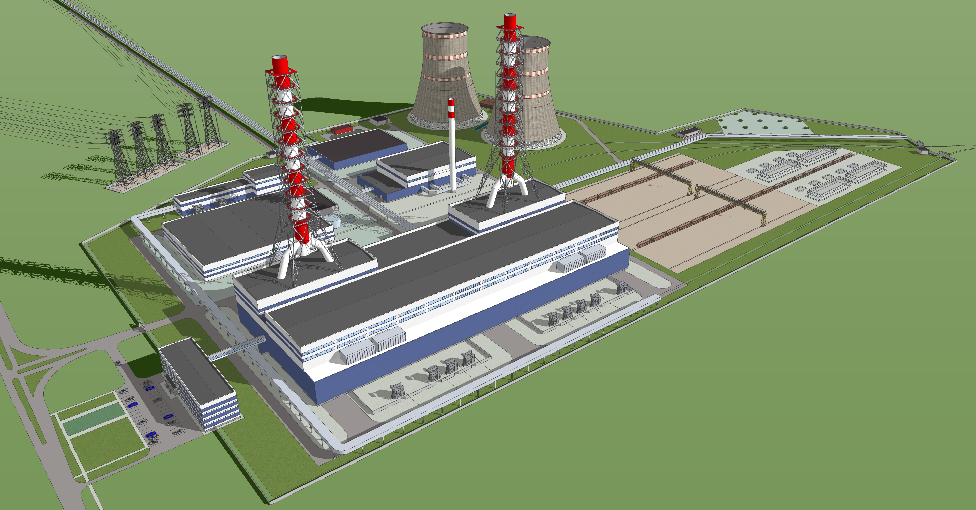 3D Modell KWK in Nischni Nowgorod